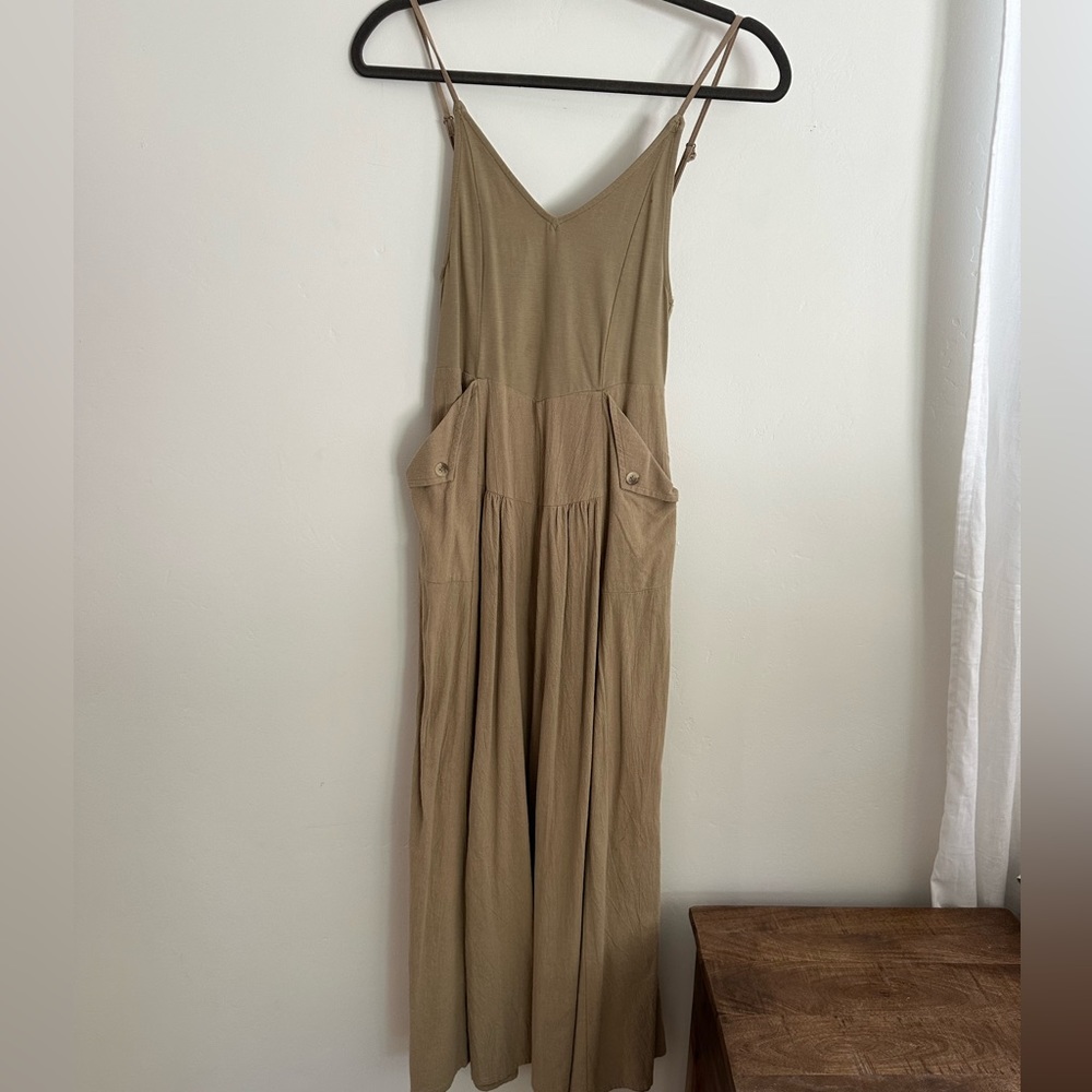 Free people bustier corset style dress with pockets